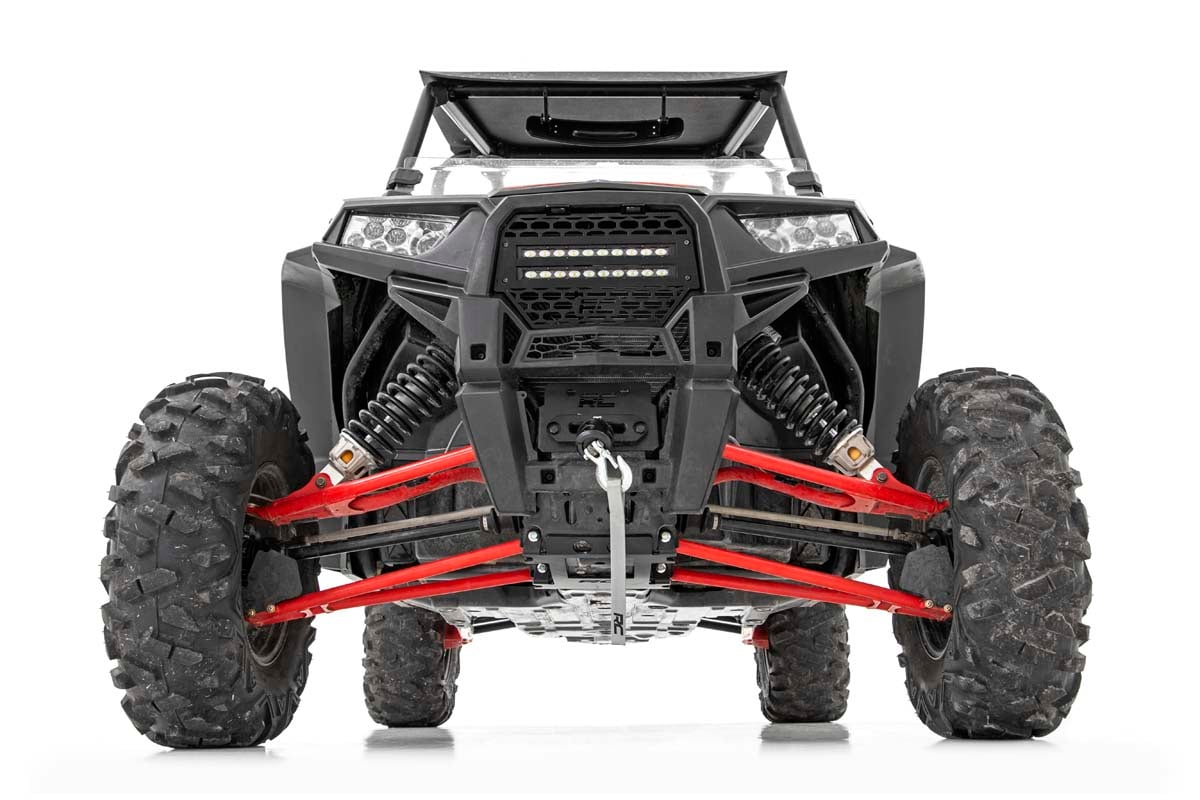 Polaris RZR XP 1000 EPS Velocity Blue LE Frame Gusset - Front - Rough Country - Frame Stiffener Gusset - 2017